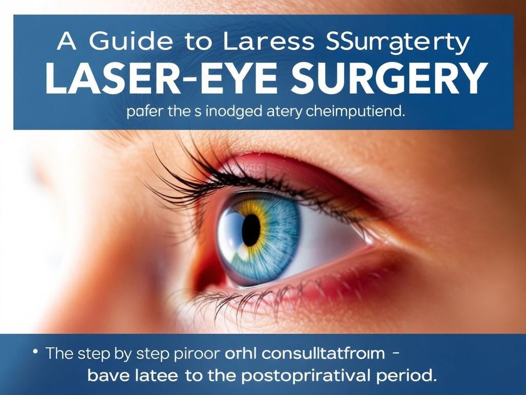     A Guide to Laser Eye Surgery: LASIK, PRK, and SMILE. El proceso paso a paso: desde la consulta hasta el postoperatorio